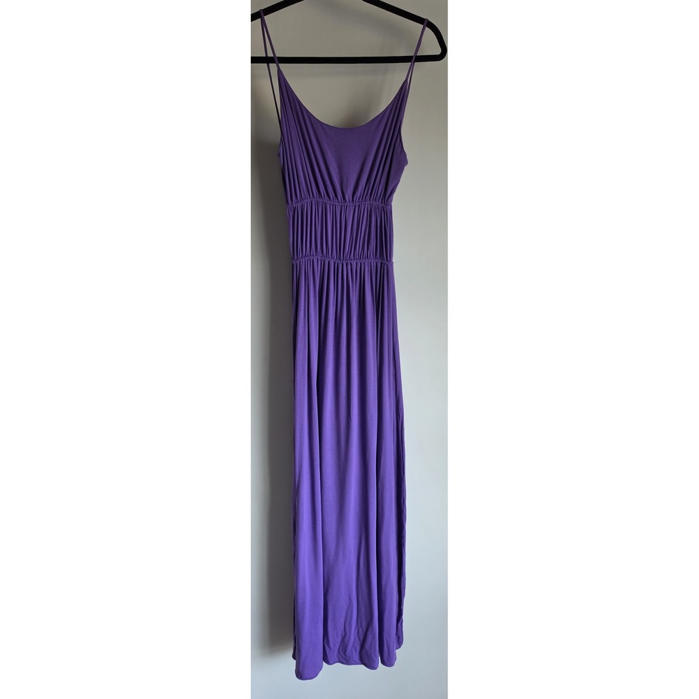 INDAH Maxi Dress Size M Purple Sleeveless Scoop Neck Boho Casual Gown